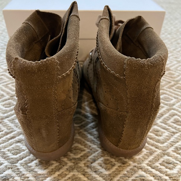 Isabel Marant Bobby Lace-Up Wedge Sneakers - Picture 10 of 14